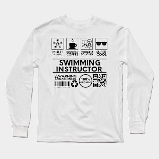 Swimming Instructor Long Sleeve T-Shirt